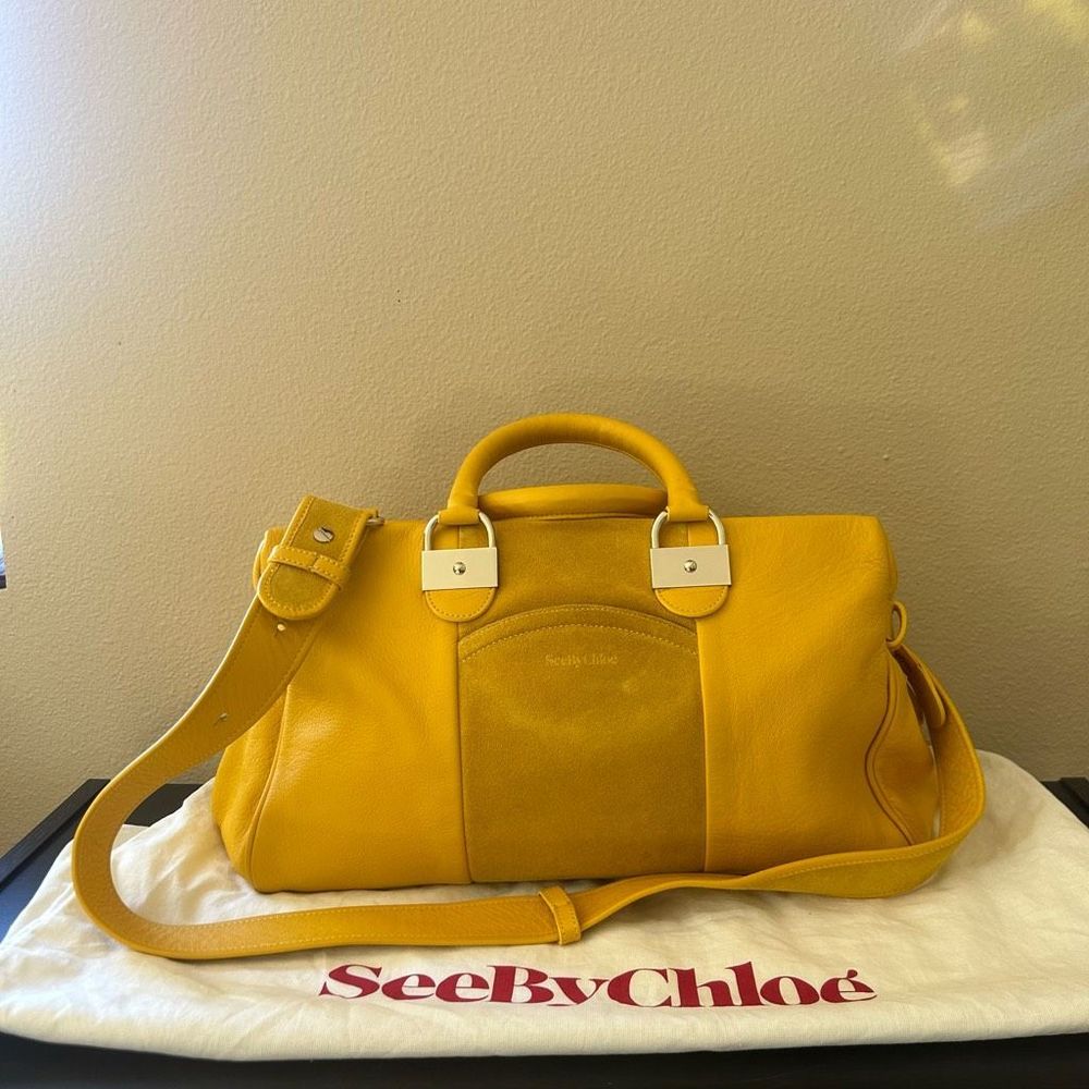 See by Chloe Crossbody Bag Yellow with Dustbag
